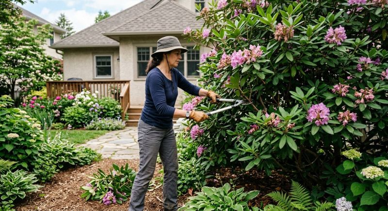 Butterfly Bush Pruning in Rockwall, TX