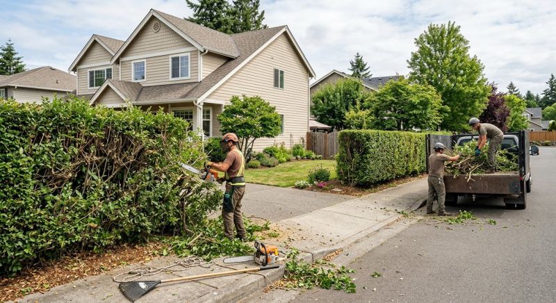 Evergreen Hedge Trimming in Rockwall, TX